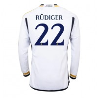 Koszulka piłkarska Real Madrid Antonio Rudiger #22 Strój Domowy 2023-24 tanio Długi Rękaw